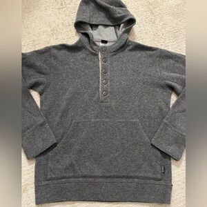 Patagonia wool blend half button up hoodie